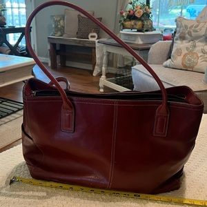 Extra Large Brown Leather Fossil Purse